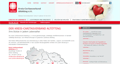 Desktop Screenshot of caritas-altoetting.de