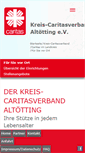 Mobile Screenshot of caritas-altoetting.de